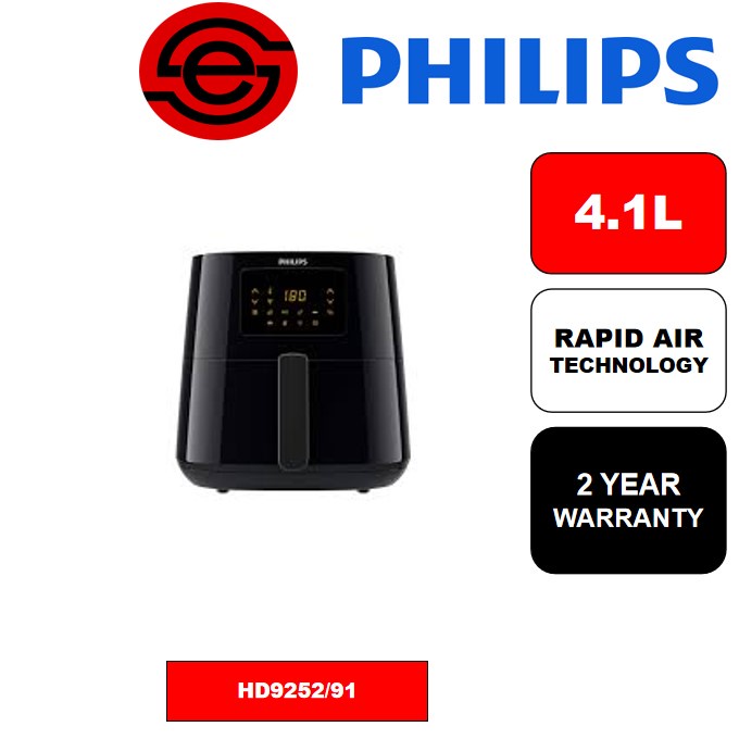 Philips Essential Air Fryer HD9252 (HD9252/91) Shopee Malaysia