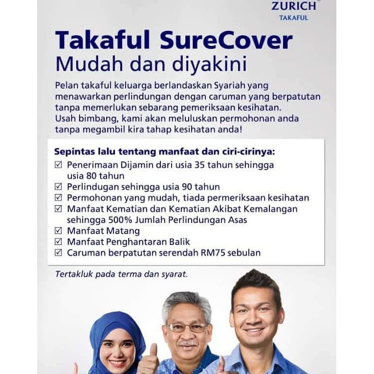 Perlindungan Sure Cover Shopee Malaysia