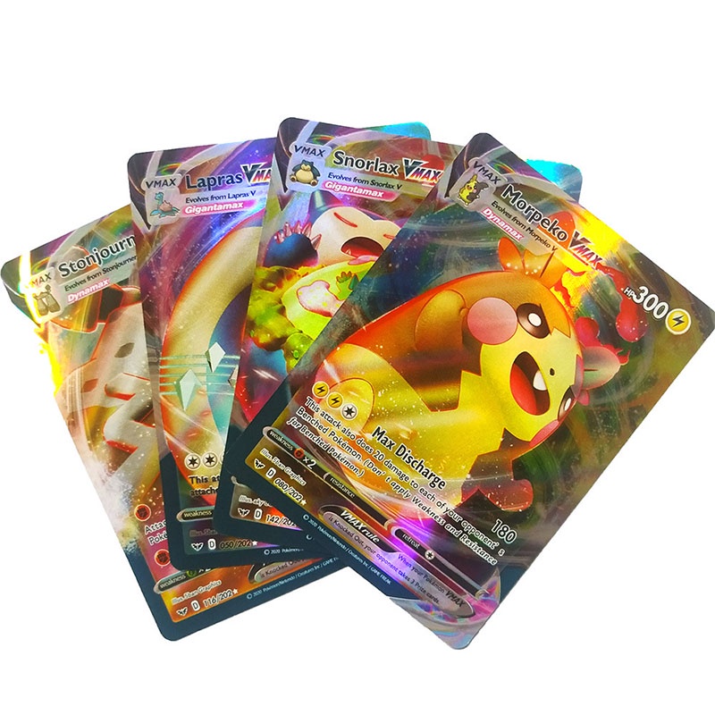 Must Multi Pokemon Cards Toys TAG TEAM GX VMAX Trainer Energy Holographic Playing Card Game Boys Purpose - Image 2