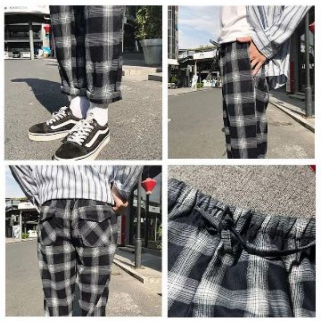 supreme checkered pants