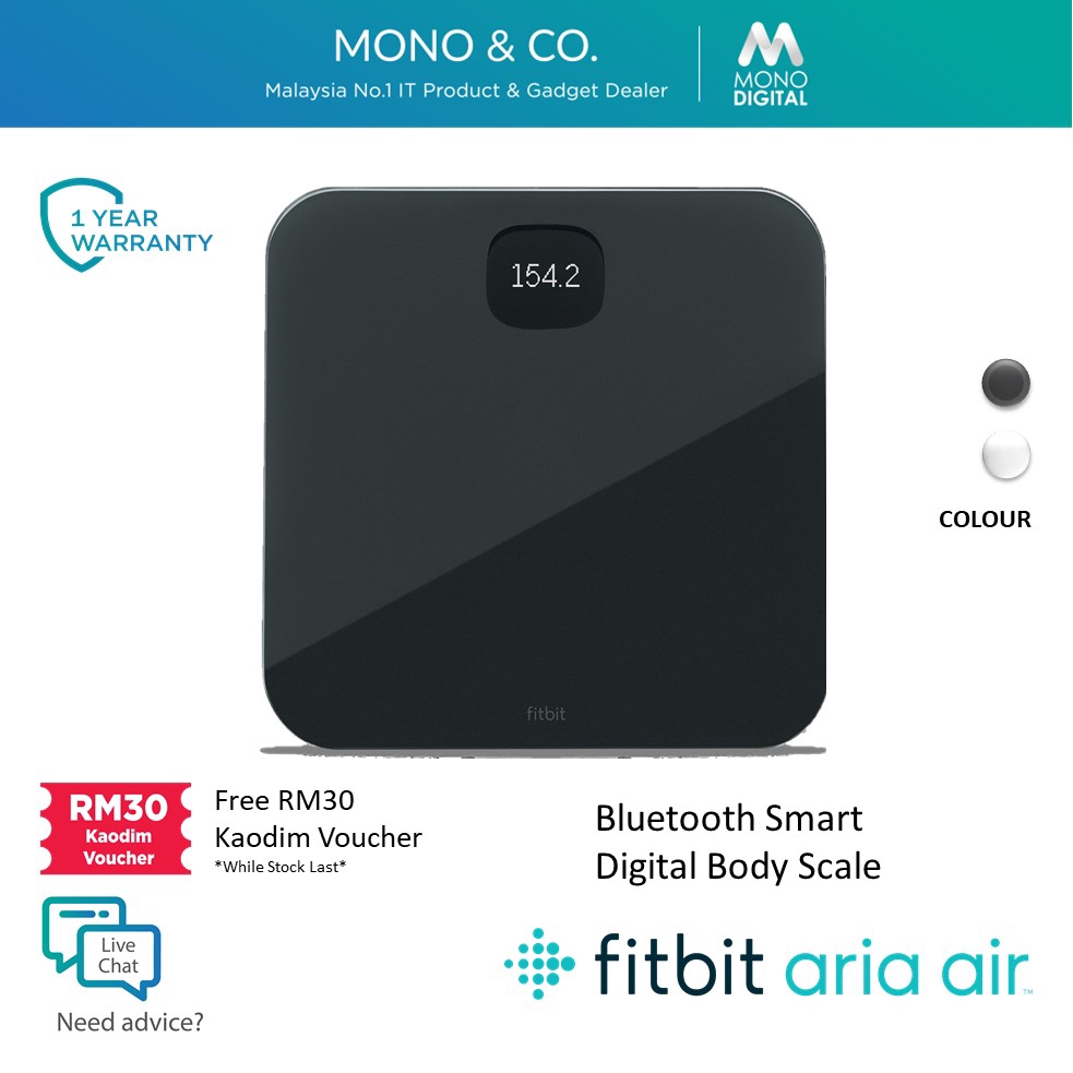 fitbit aria air not showing bmi