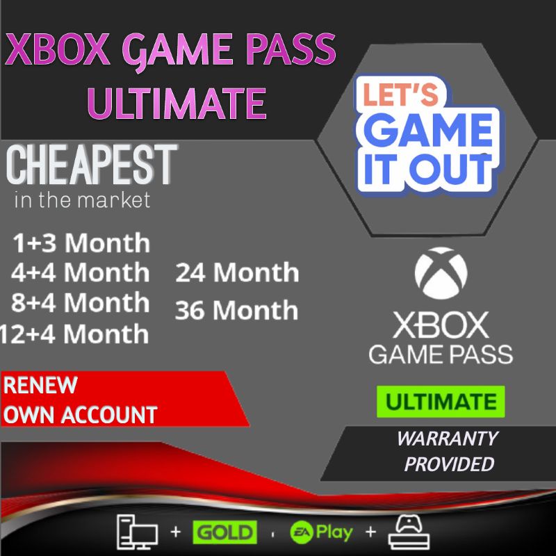 ? Xbox Game Pass Ultimate + PC Game Pass + EA Play + Xcloud