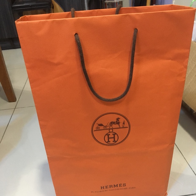 Hermes Official Legit Paper Bag