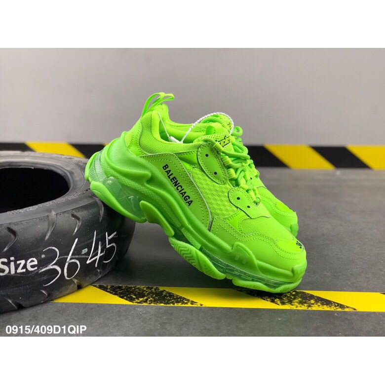 Balenciaga 60mm Triple S Air Washed Leather Sneaker in