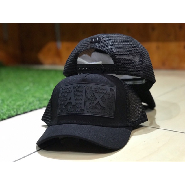 armani trucker cap