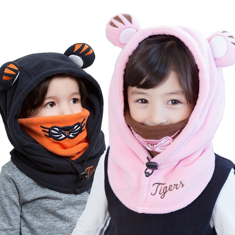 kids character winter hats