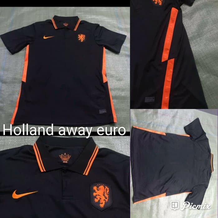 Jersey Dutch Away Euro 2020 2021 Grade Ori Official Holland Home Black Jersey Belanda Away Euro 2020 2021 Grade Ori Official Holland Home Hitam Shopee Malaysia