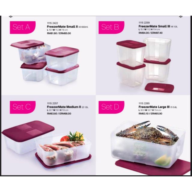 Tupperware Freezermate (New Color)