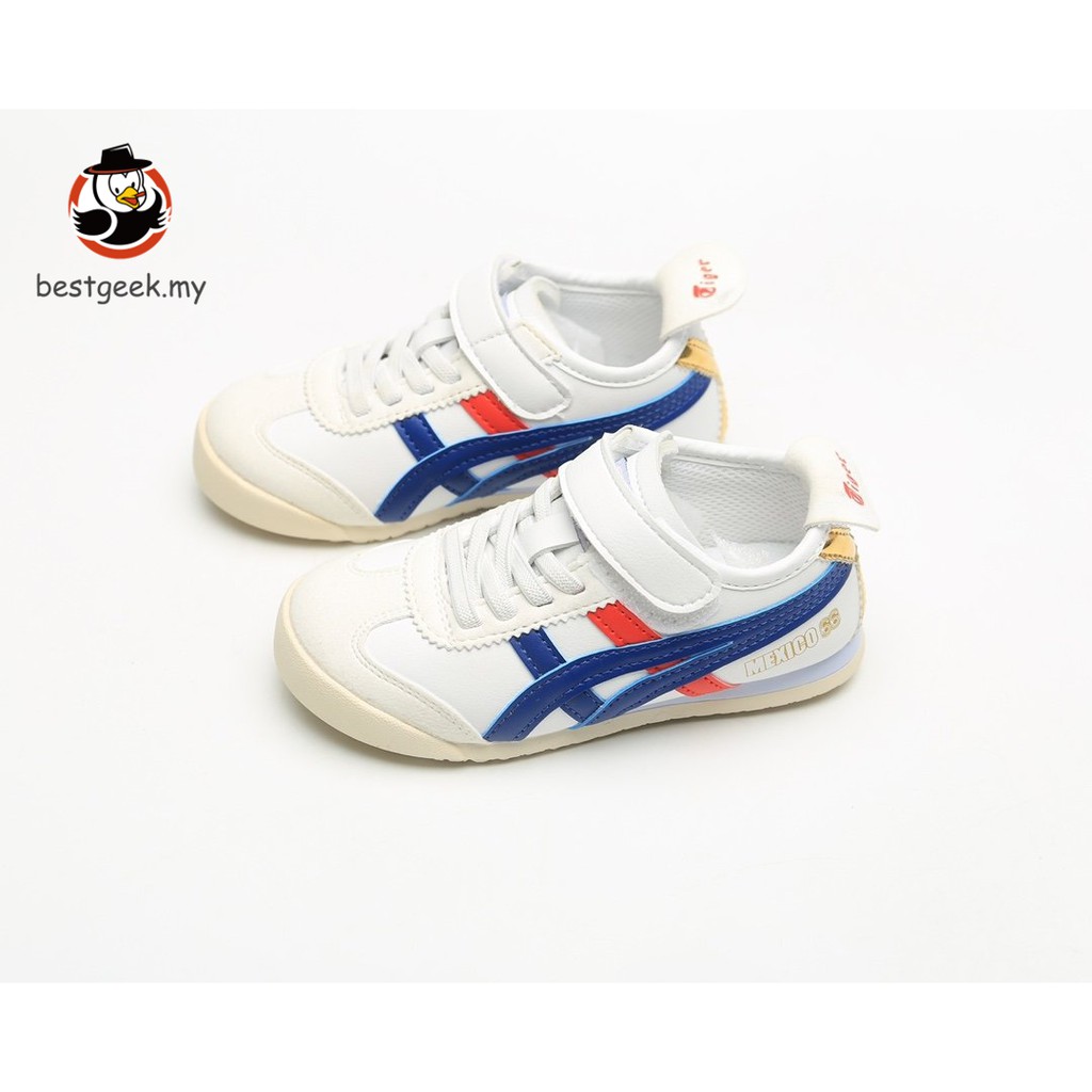 asics kids shoes white