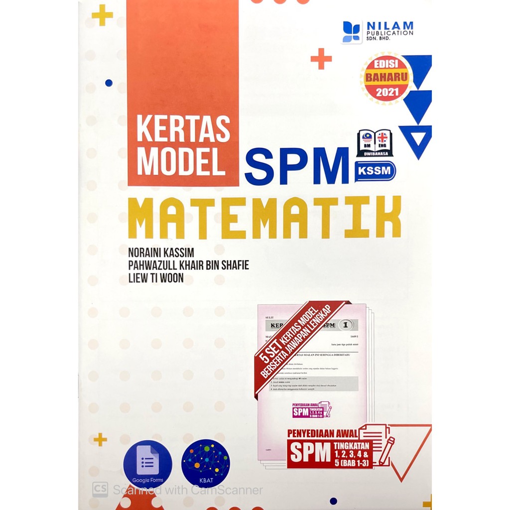 Nilam Publication Kertas Model Spm Dwibahasa Kssm 2021 Shopee Malaysia