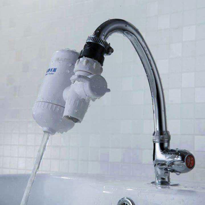 Mini Ceramic Water Filter with Switch Penapis Air Sambung Paip Murah