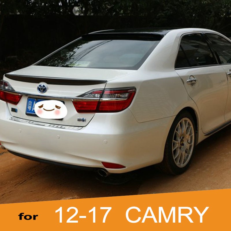 XV50 For 2012-2017 TOYOTA CAMRY Carbon Look Rear Window Roof Spoiler
