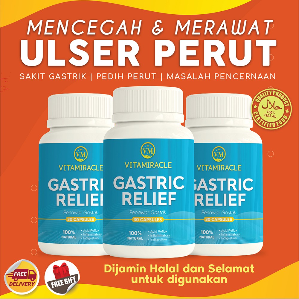 Ubat Gastrik Gastrolac Gastric Relief Gastric Care Anxiety Penawar Gastrik Ulser Perut Muntah Ubat Medu Shopee Malaysia