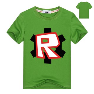Kids Boys Roblox T Shirt Summer Short Sleeve Game Tops Tee 100