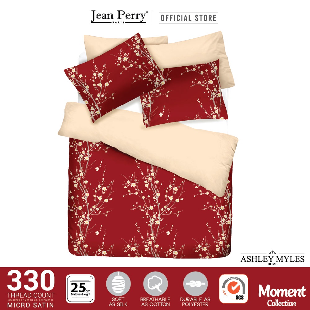 Ashley Myles Moment 4-IN-1 Queen Fitted Bedsheet Set (25cm)