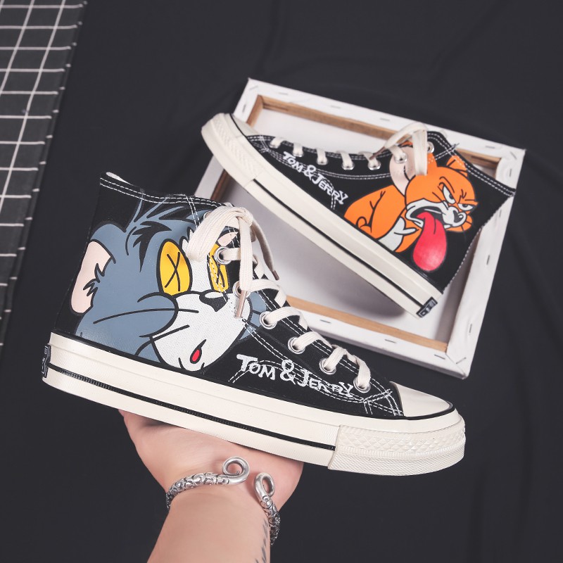 high canvas shoes