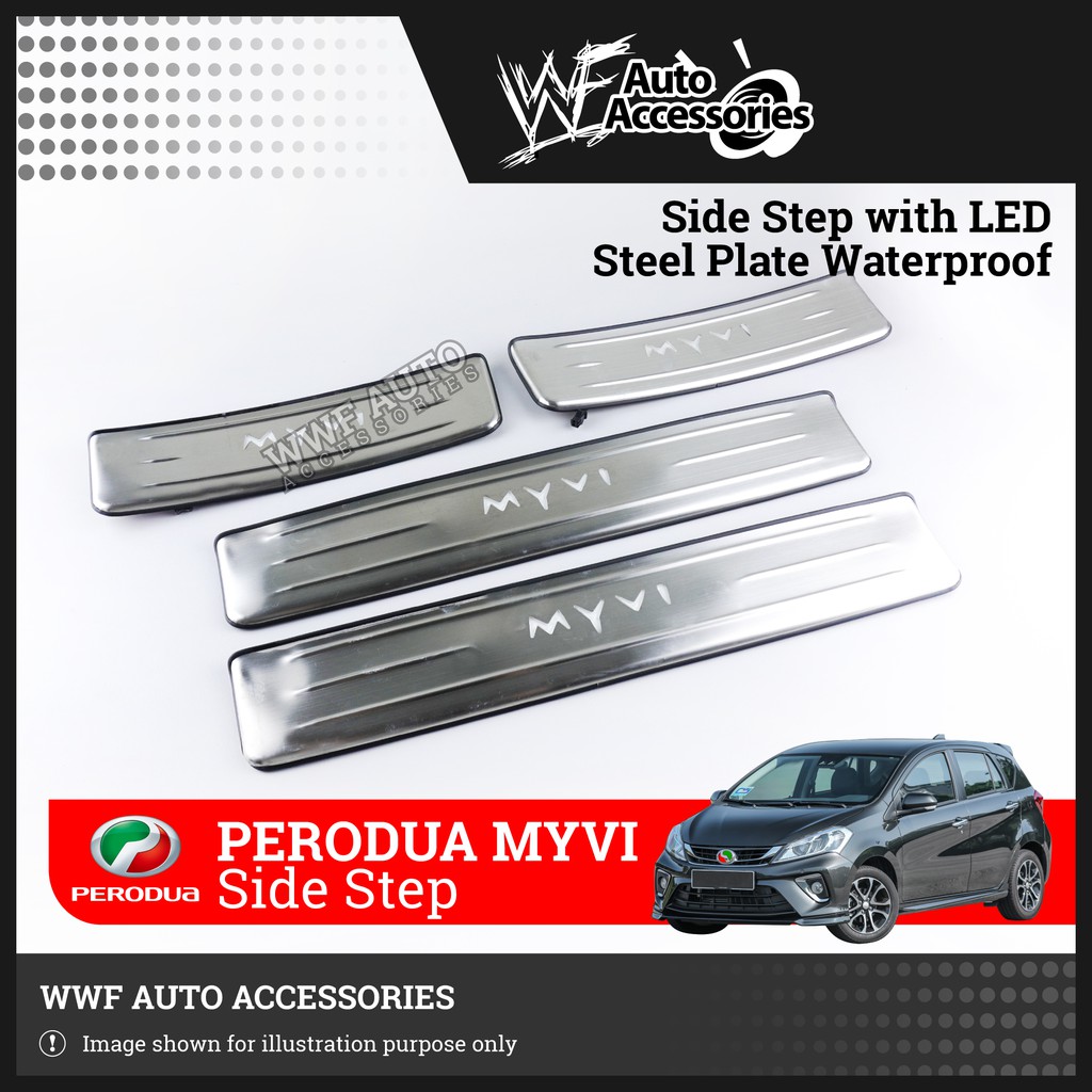Perodua Myvi 2018 2019 2020 2021 2022 Oem Led Side Step Shopee Malaysia