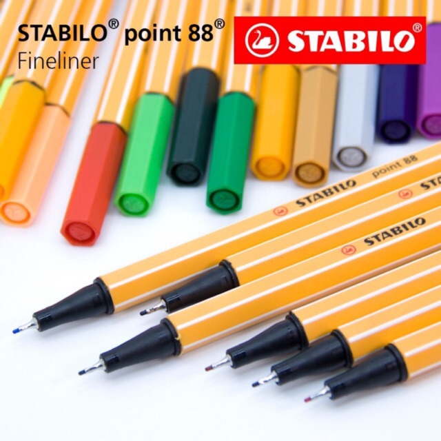 Stabilo Pen Point 88 Fine Tip 0 4mm Pencil  Lukis  