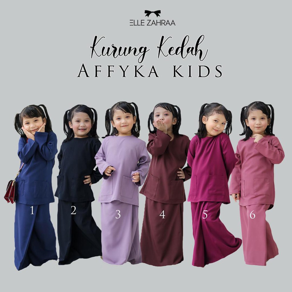 Pakaian Kanak kanak Corak Menarik KURUNG AFFYKA KIDS Pakaian Kanak kanak Corak Menarik KURUNG AFFYKA KIDS