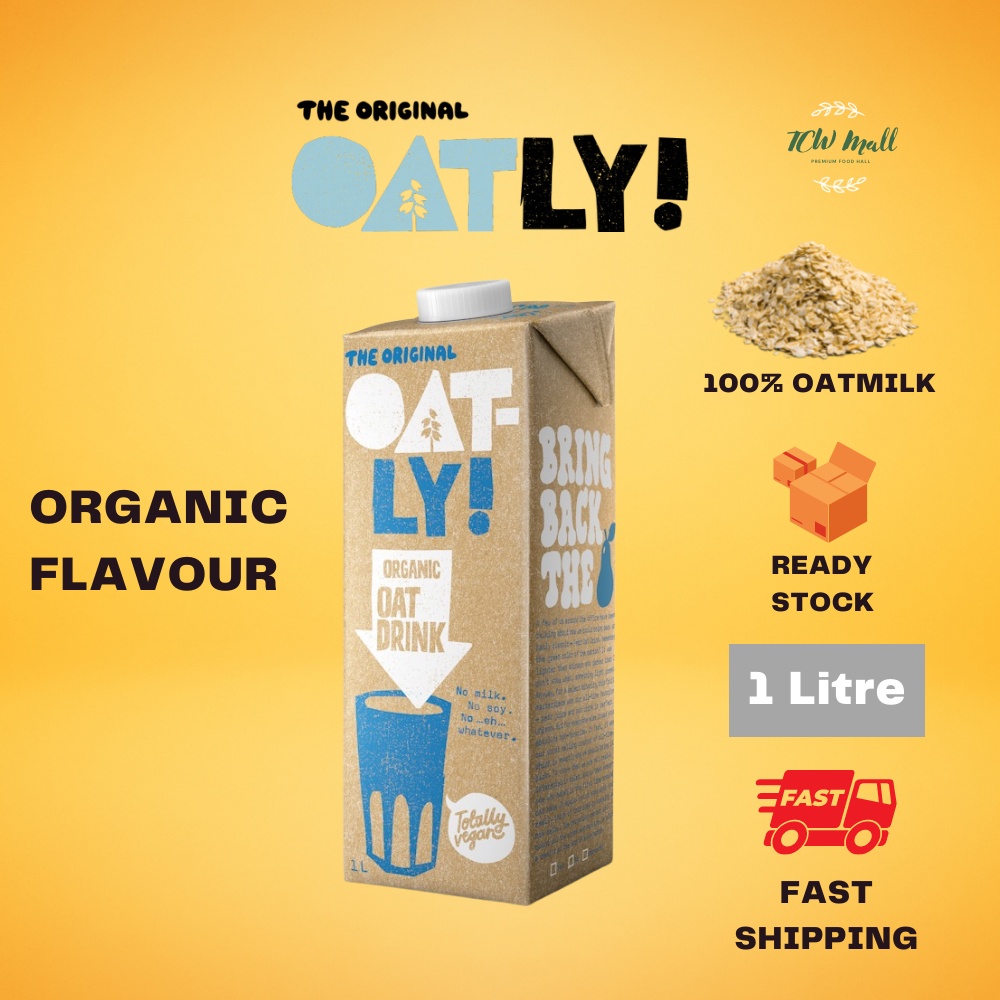 Malaysia Exclusive Oatly 100 Organic Oat Milk 100 Vegan Imported From Sweden