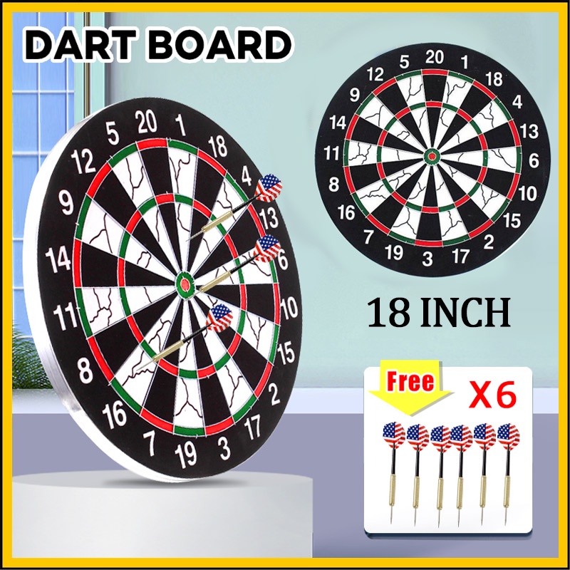 Professional Flocking 18 inch Dart Board Dartboard Dartboards Throwing ...