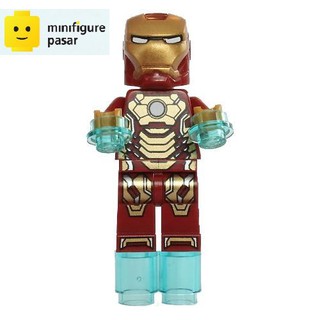 lego white iron man
