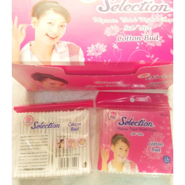Selection cotton bud Contains 100 Pieces One Pack
