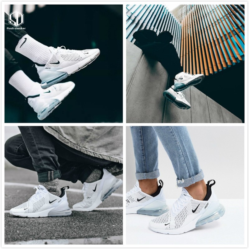Ready Stock Nike Air Max 270 Flyknit Men Women Running Shoes Sport Shoes Sneaker Half Palm Air Cushion Jogging Shoes Shopee Malaysia