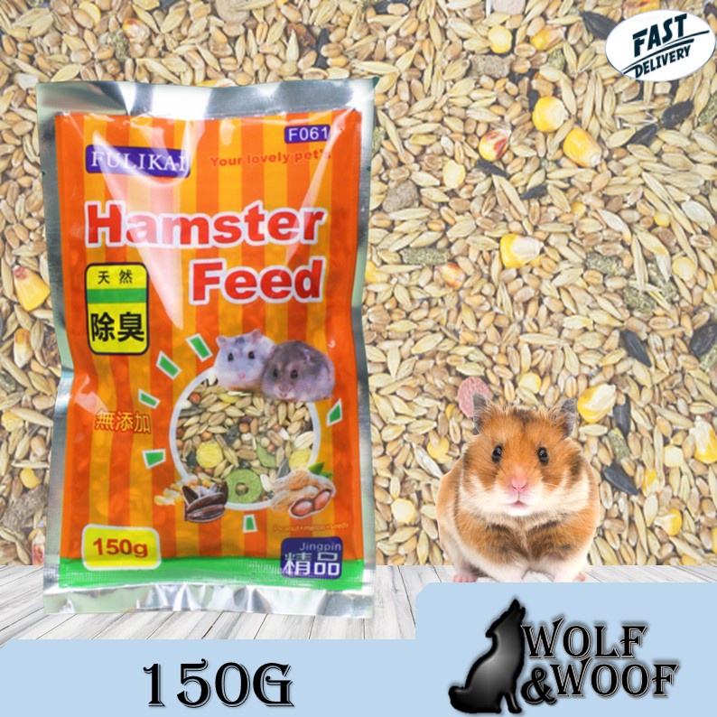 FULIKAI Hamster Feed 150G ( Hamster Food 150G ) Natural Grain Rich