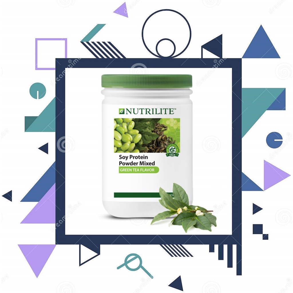 Amway Soy Protein Mixed Drink Green Tea Flavor ( 450g ) NUTRILITE