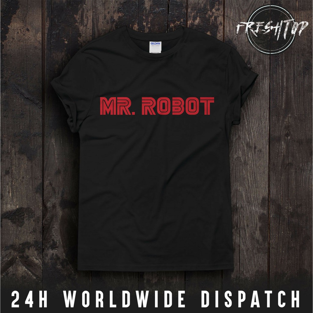 Mr Robot T Shirt Logo Elliot Fsociety E Corp Anonymous Hacker Programmer Code Shopee Malaysia