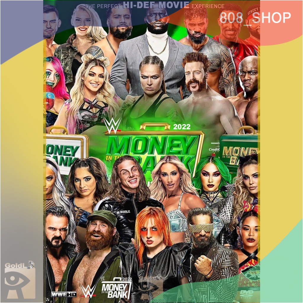 WWE Money In The Bank 2022 PPV w9910 Shopee Malaysia