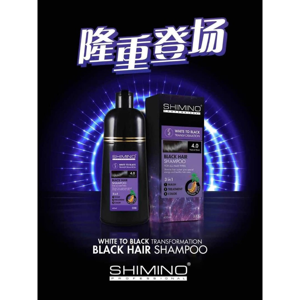 Shimino Professional Black Hair Shampoo Shopee Malaysia