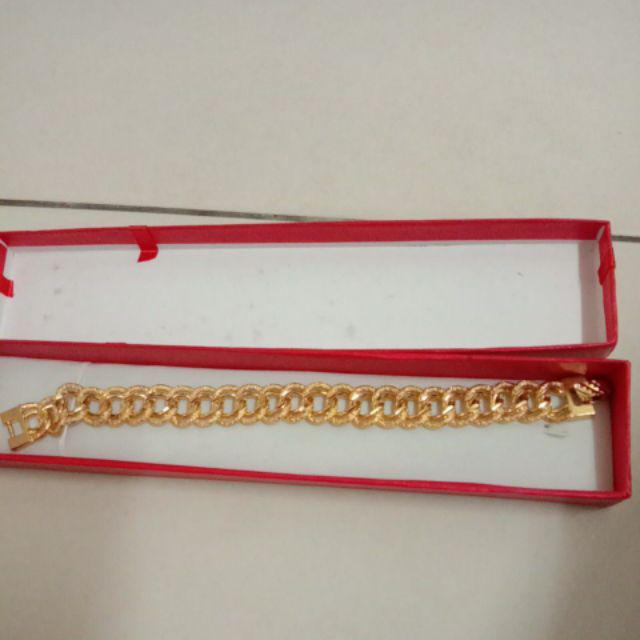 Rantai tangan emas  suasa 375 gelang  coco  sajat 