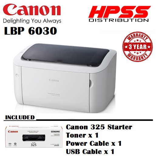 Canon Lbp6030 Mono Laser Printer Similar To Lbp 6030 Hl1110 M12 P2506 P2506w M15 M15w 6030w Shopee Malaysia