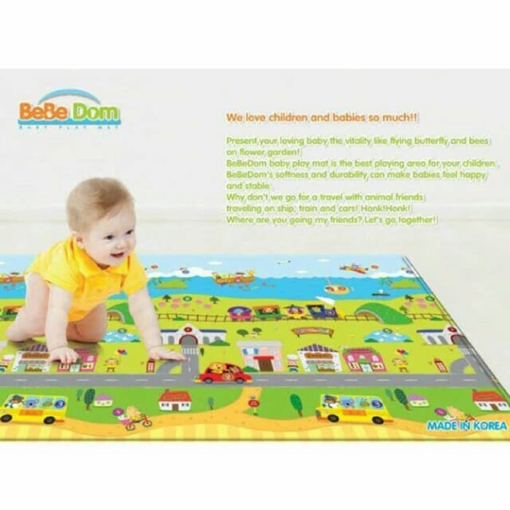 Bebedom Run To Town Playmat 180x140cm Shopee Malaysia