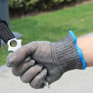 Cut-Resistant Protective Stainless Steel Wire Gloves 