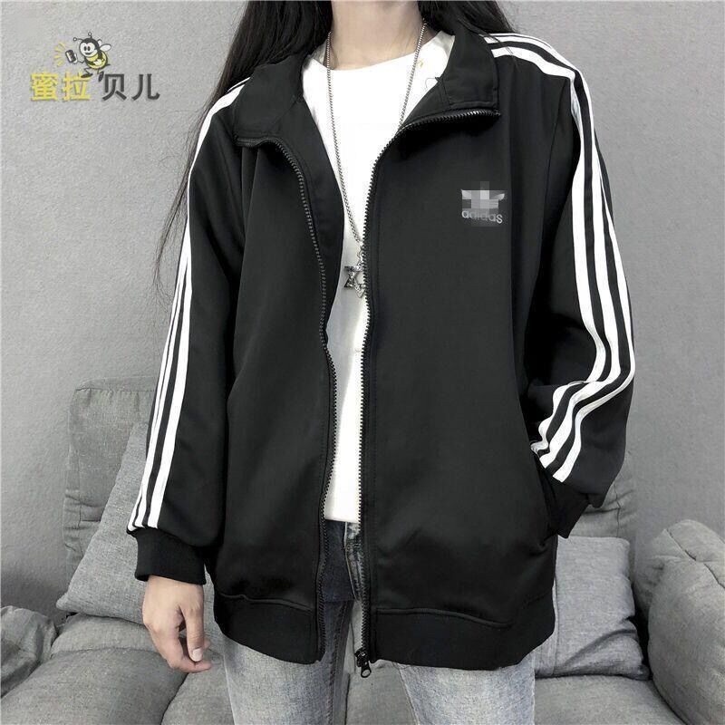 【Ready Stock】AD1DAS SWEATER THREE STRIPES HIGH QUALITY | MEN'S SPORT JACKET CLOTHING SLIM FIT CUTTING Couple jacket
