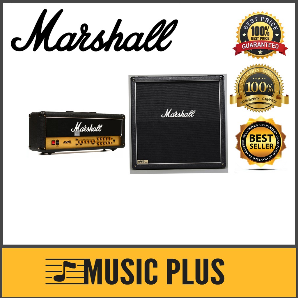 Marshall JVM410H Amp Head With 1960A Extension Cabinet Combo Package ...