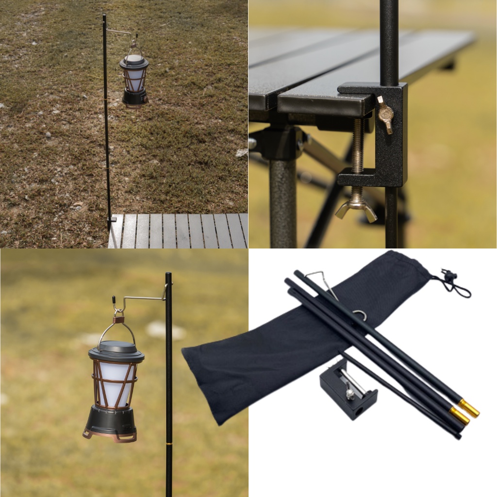 Camping Light Stand Outdoor Aluminum Alloy Portable Camping Lantern ...