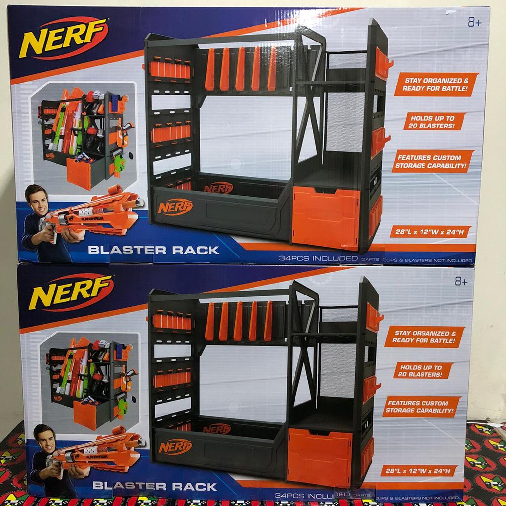 nerf blaster rack