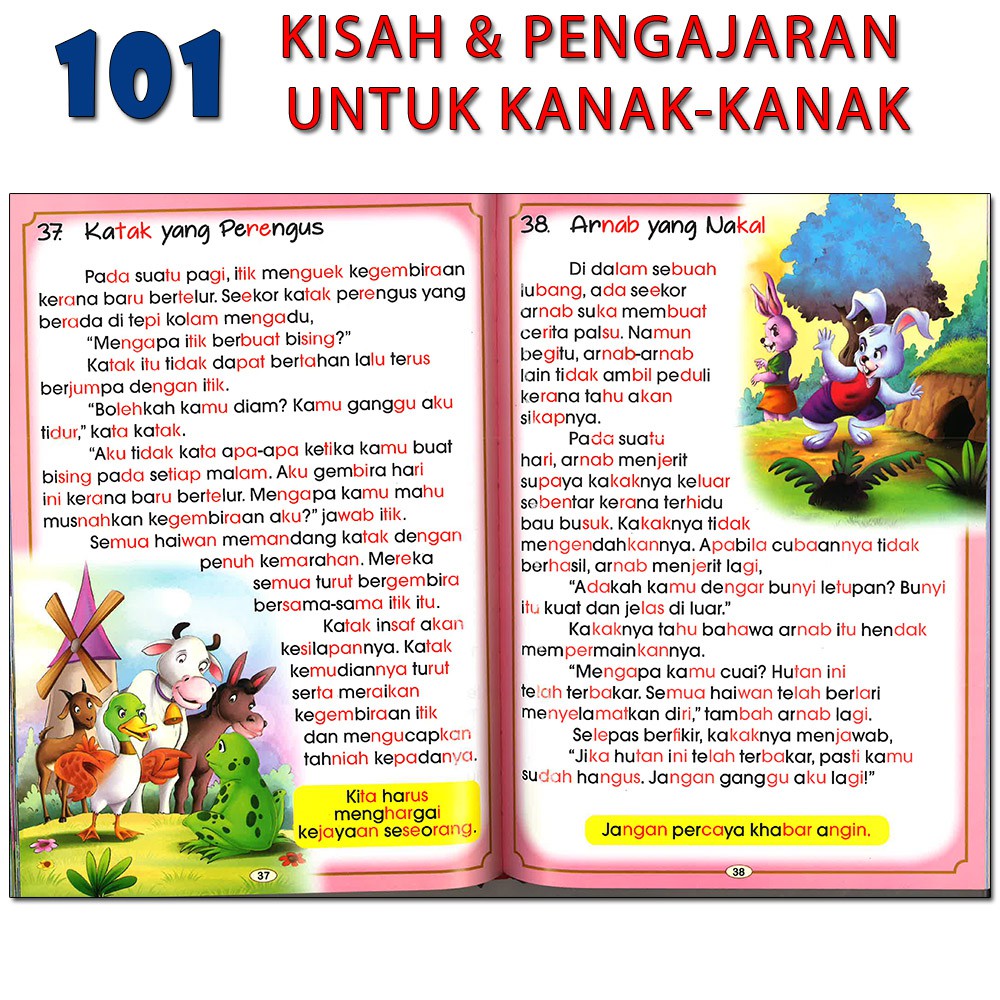 Buku Cerita 100 Kisah Pengajaran Untuk Kanak Kanak Shopee Malaysia