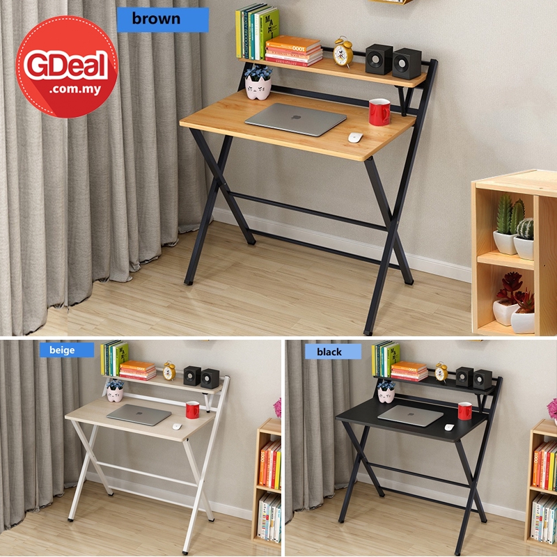 Gdeal Multiple Use Adjustable Laptop Table Stand Portable Standing Bed Desk Foldable Shopee Malaysia