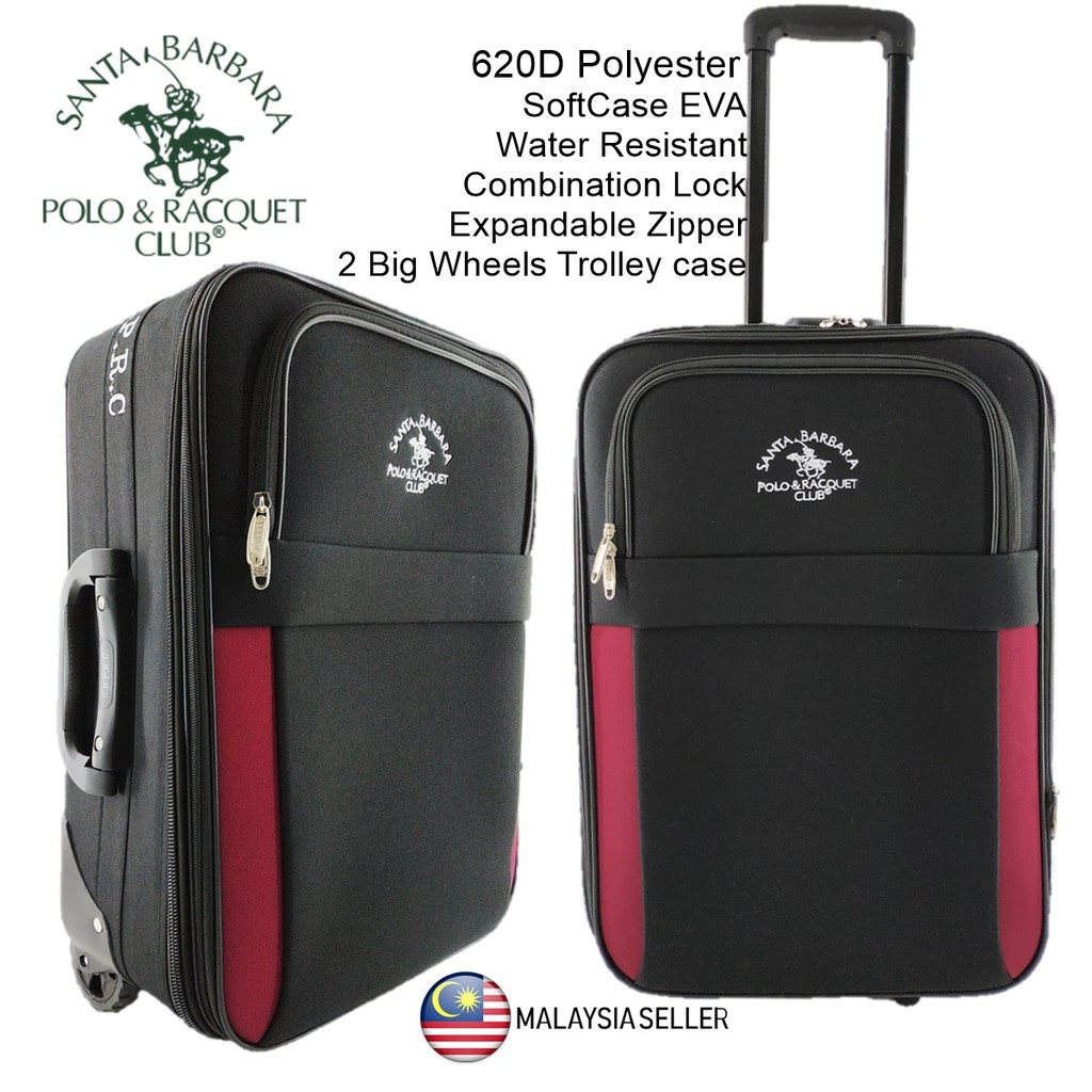 santa barbara polo & racquet club suitcase