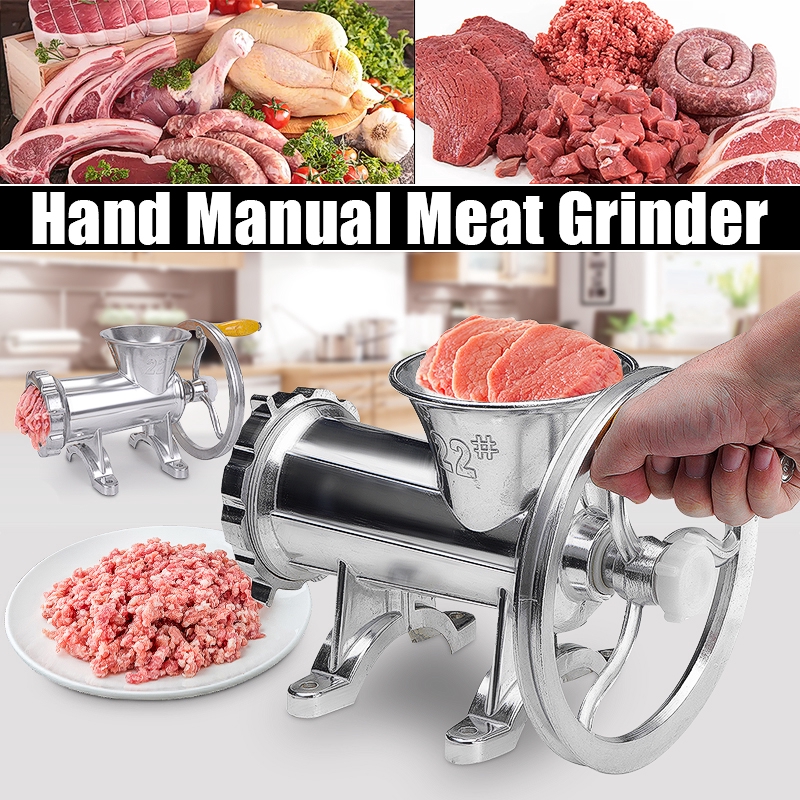 Home Hand Crank Manual Meat Grinder Sausage Pasta Maker Noodle Dishes Making Mincer Chopper Cooking Tools Kitchen