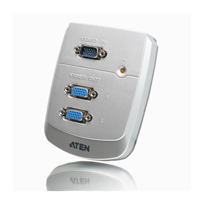 ATEN VS82 2-PORT VGA Spliter Wall Plate(Plastic)(250MHZ)