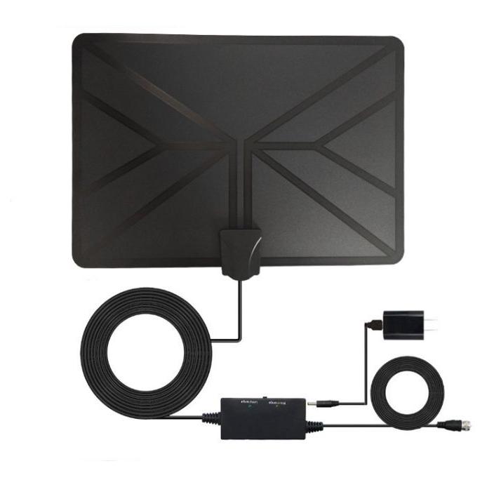 TV Antenna, Indoor Amplified HDTV Antenna 500 Mile Range With Signal ...