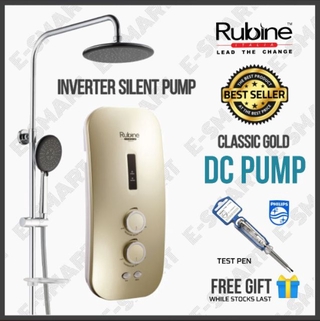 Sale Rubine Rain Shower Water Heater Dc Inverter Booster Pump Rwh Sse891d Shopee Malaysia