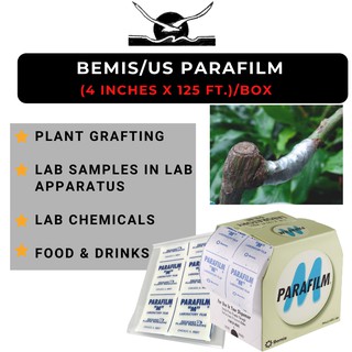 Parafilm BEMIS (1 BOX) 4 Inch x 125 feet Laboratory / Grafting Film Gardening Chemicals Glassware Food Drinks