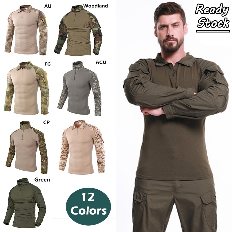 tactical camouflage military uniform men's coat army suit sports coat